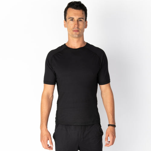 Mens Short Sleeve Two-tone Vented T-Shirt