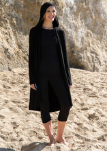 Load image into Gallery viewer, Hooded Bamboo Duster with Long Sleeves