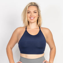 Load image into Gallery viewer, Yoga Bra Double Strap Halter Top