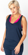 Load image into Gallery viewer, Racerback Midriff Tank Top