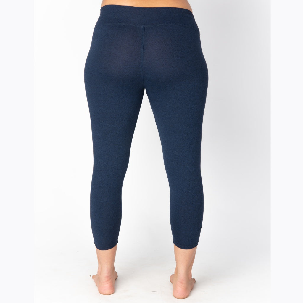 Blue Dande: High-Waisted Yoga Capri Leggings – MiM Threads